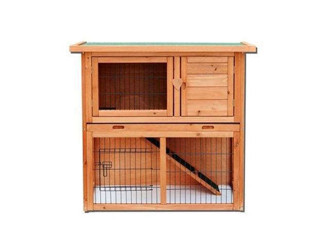 36 40 48 Wooden Small Animal House House Rabbit Hutch Chicken Coop Dog House Newegg Com