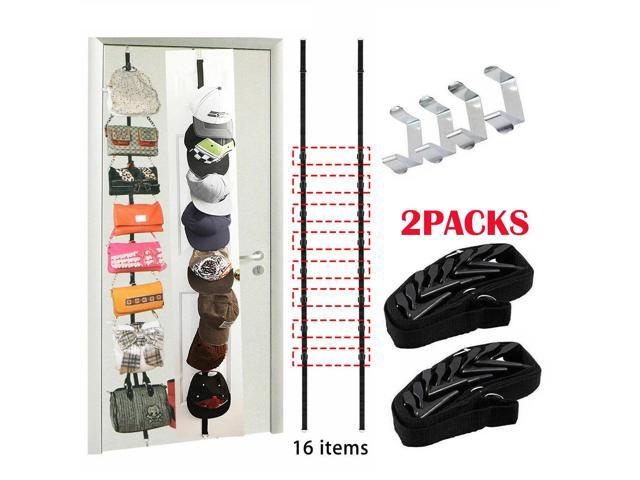 Cap Rack 8/16 Baseball Hats Bags Wall Door Hanger Holder Hooks Storage Organizer 