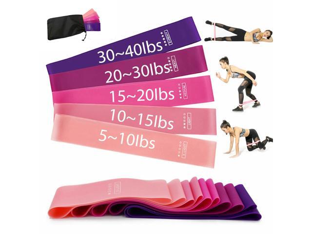 Workout Resistance Bands Loop Set CrossFit Fitness Yoga Booty Leg Exercise Band 
