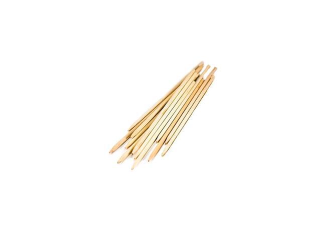 WRS55SP-100 Wooden Candy Apple Skewer Stick - 5-1/2" x 3/16" Semi Pointed (Pack of 100)