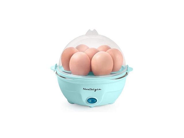 Premium 7-Egg Cooker One-Touch Cook Hard Boiled, Poached, Scrambled Eggs,  Salads
