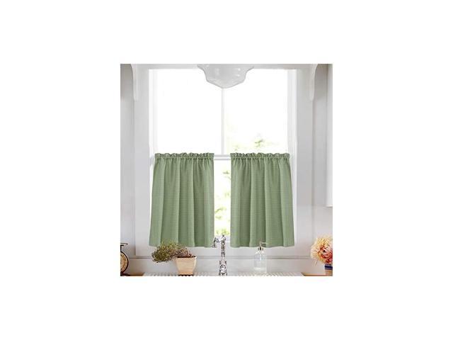 24 Kitchen Curtains For Bathroom Sage, Half Window Curtains