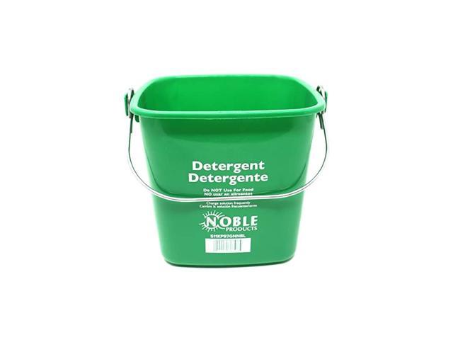 Small Green Detergent Bucket - 3 Quart Cleaning Pail - Set of 3