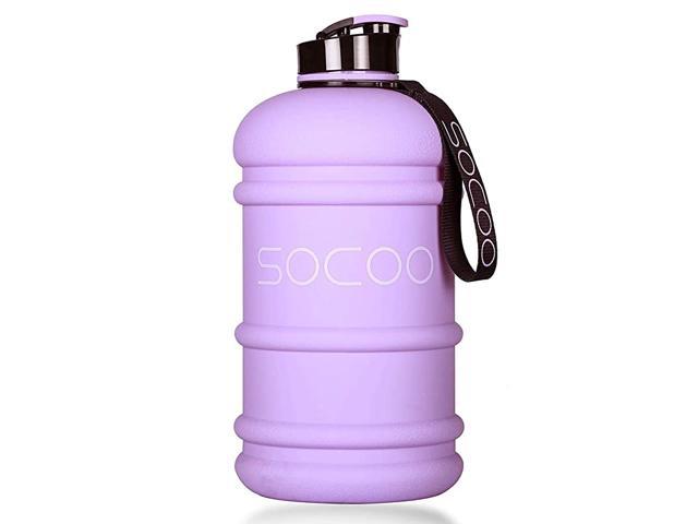 BPA Free Dieting Bodybuilding Durable & Extra Strong Outdoor Sports Hiking & Office Now With Easy Drink Cap HYDRATE 2.2 Litre Water Bottle Ideal for: Gym 
