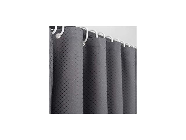 Extra Long Fabric Shower Curtains Or Liner 70 X 86 Heavy Weight Fabric Bathroom Shower Curtains 86 Inch Long For Home And Hotel Decor Dark Gray Newegg Com