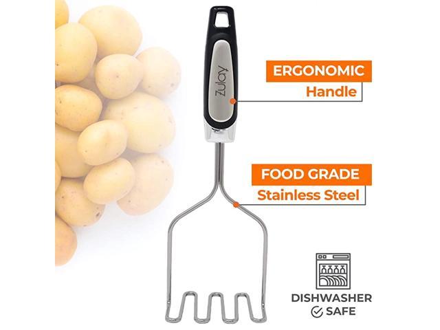 Potato Masher Stainless Steel - Premium Masher Hand Tool and Potato Smasher  Metal Wire Utensil for Best Mash for Bean, Avocado, Egg, Mini Mashed