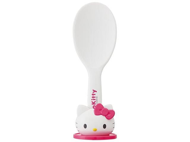 Hello Kitty Shamoji (Rice Paddle) with a Stand