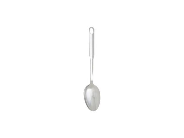 Polished Stainless Steel Spoon, 12.5-Inch, Silver