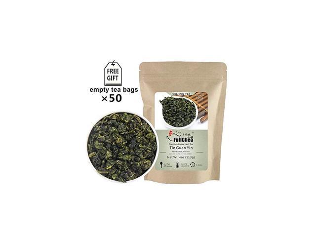 Anxi Tieguanyin Tea - Best Oolong Tea Loose Leaf - Tie Guan Yin Tea - Iron Goddess of Mercy with Orchid Aroma - Deliciously Smooth Taste - 4oz / 113g