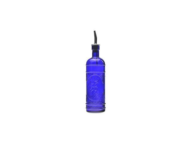 24 Ounce Olive Oil Bottle Dispenser with Spout Marine Blue 