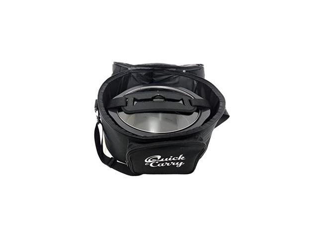 Slow Cooker Quick & Carry Slow Cooker Travel Tote Bag forCrock Pot and Most Oval Shape Slow Cookers Padded Sides Carrying Strap and Handle Slow Cooker Travel Tote Bag forCrock Pot and Most Oval Shape Slow Cookers Zippered Accessory Storage