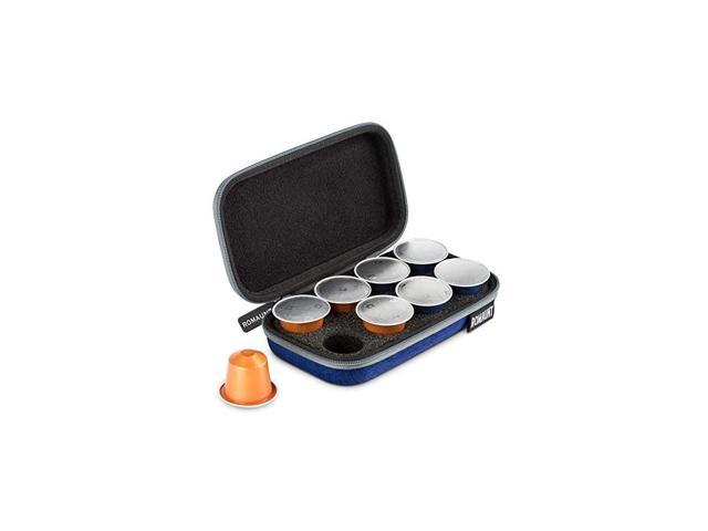 Protective Storage Box Compatible Espresso Capsules Hard Carrying Case Fit for Nespresso Accessory for Portable Coffee Maker Coffee Pods Holder for Camping Travel Holds 8 Count Orignalline
