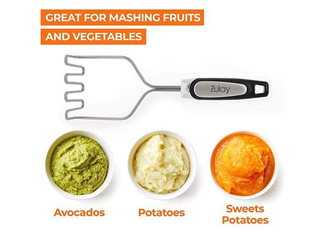  Potato Masher Stainless Steel, Hand Mashed Potatoes Smasher,  Metal Wire Masher Kitchen Tool for Mashing Bean, Avocado, Baby Food: Home &  Kitchen