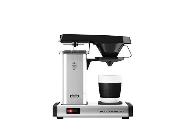 Cup One Coffee Brewer, 10 oz, Polished Silver