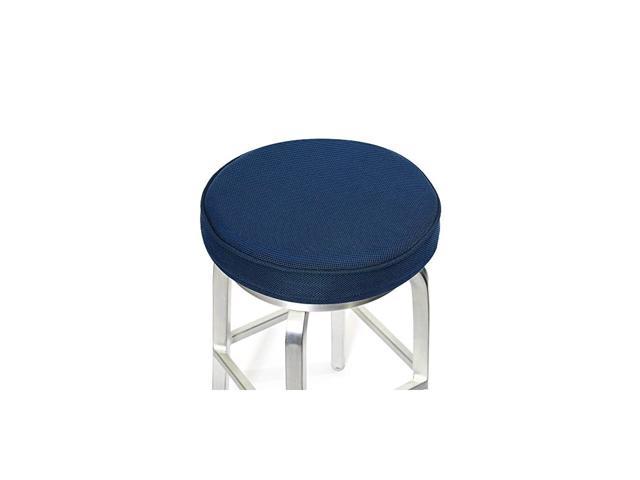 14'' 35cm Blue Elastic Bar Stool Cover Round Chair Seat Cushion Slip Covers 
