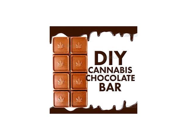 Marijuana Leaf Chocolate Bar Silicone Candy Mold Trays, 2 Pack