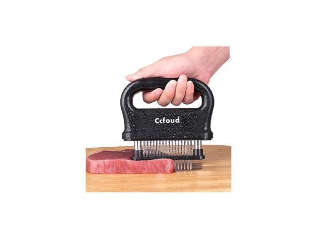 Meat Tenderizer, 48 Stainless Steel Ultra Sharp Needle Blade Tenderizer for Tenderizing Steak, Beef with Cleaning Brush,Durable Baking Kitchen Accessories by