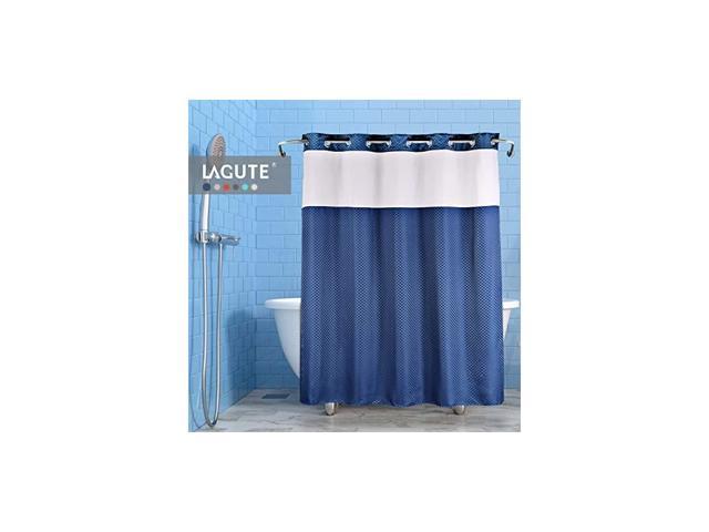 Snaphook Hook Free Shower Curtain With, Hook Free Shower Curtain Liner
