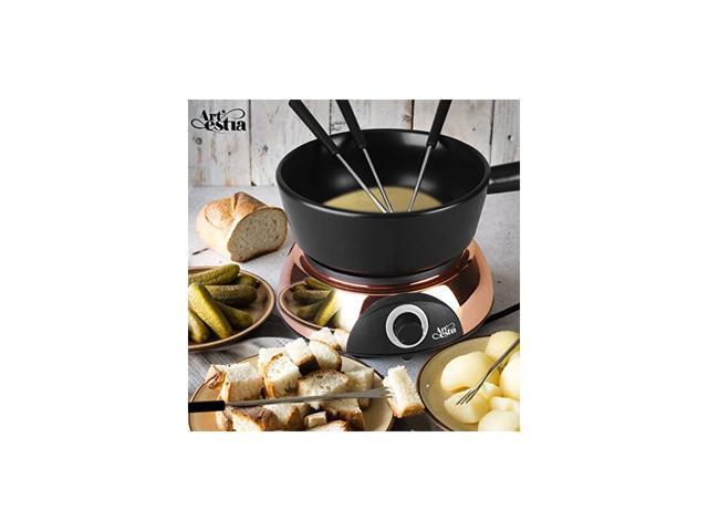Artestia Electric Chocolate & Cheese Fondue Set, Serve 8 Persons, Stainless Steel