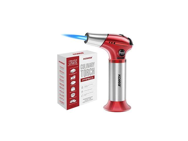 Culinary Blow Torch/Lighter Butane Refillable/Flame Adjustable with Safety Lock 