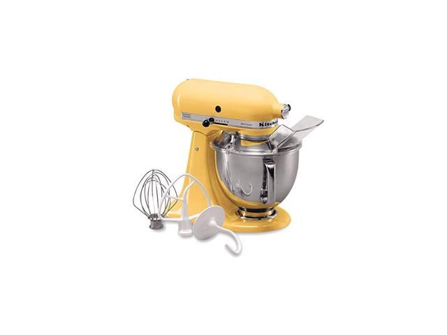 KitchenAid KSM150PSMY Artisan Series 5-Qt. Stand Mixer with Pouring Shield  - Majestic Yellow - Trademark Retail