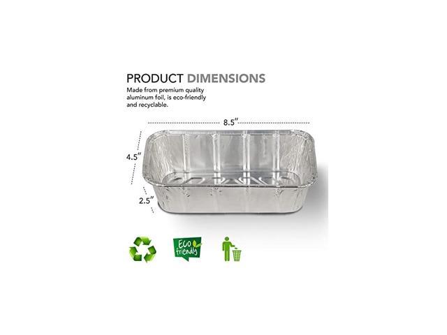 Bread 8x4 Loaf Pan Compatible with Roadpro 12 Volt Portable Stove Perfect for Baking Cakes 2Lb Bread Tins Lasagn Aluminum Loaf Pans Meatloaf 30 Pack Standard Size 