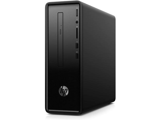 Refurbished: HP Slimline Desktop Tower Computer, Intel Core i3 i3-8100 ...