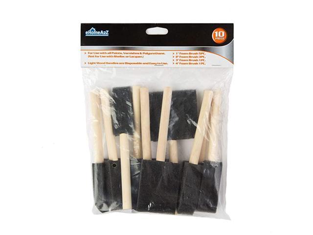 Stains Varnishes Crafts KyStudio 10 Pieces/Set Painting Sponge Brush Foam Paint Brushes for Acrylics Art