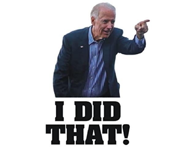 100 Pcs Biden Stickers I Did That Decal 2