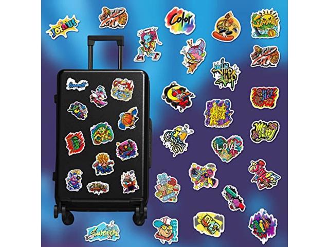 Lifebe Graffiti Stickers 100 Pcs Cool Mixed Graffiti Aesthetic Water Bottle Sticker Packs,Vinyl Waterproof Stickers for Laptop, Phone Case