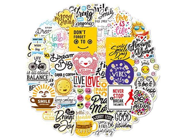 50Pcs Inspirational Affirmation Stickers, Encouraging Words Stickers for  Stud