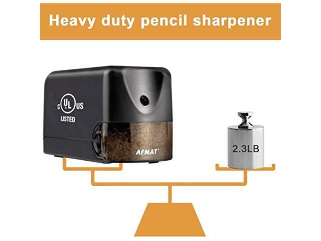 AFMAT Horizontal and Vertical Electric Pencil Sharpener Plug in, PS13+PS93