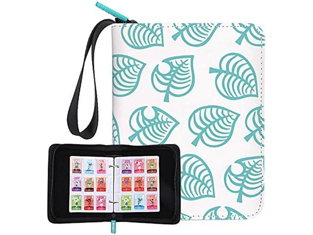 Leaf, Leaf 1.3x1 ACNH NFC Tag Game Cards Carrying Case 495 Pockets Binder Holder for Animal Crossing Mini Amiibo Cards
