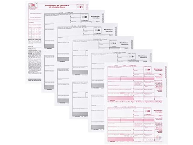 2021 Complete Laser 1099-DIV Income Tax Form Set and 1096 Kit for 25 Vendors ~4-Part~ All 1099-DIV Income Forms in Value Pack 1099-DIV Income 2021 