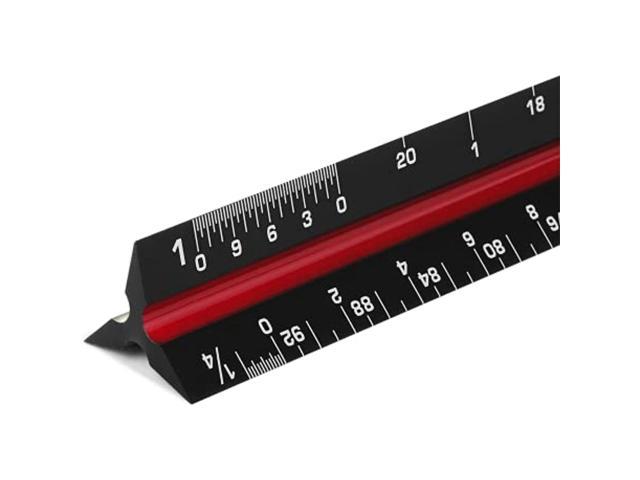 - Architectural Scale, Scale Ruler, 12 Inch, Black, Scale Ruler ...