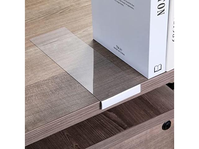 15 Pieces Moveable Shelf Label Holders Clear Shelves Tags Moveable Library  Shelf Markers Transparent Shelf Label Display Holder For Classroom Office  ...