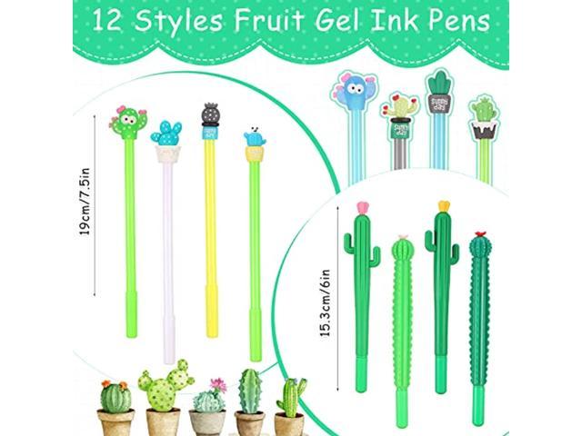 Cartoon Cute Fun Pens for Kids Black Gel Ink Pens Bulk Cool Pens for Girls  Funny Writing Pens Teachers School Office Easter Day Gifts Supplies - style