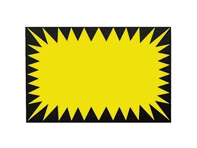Retail Genius Price Burst 180 Sign Pack. Bright Display Tags. Durable, Easy  to Write On Star Cards Are Great for Yard, Estate & Garage Sale