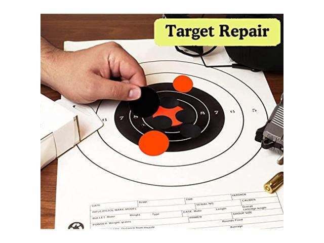 SMARSTICKER 2 Round Black Color Circles Coding Dot Labels New 2023  Shooting Target Spot Repair Pasters Stickers Permanent Adhesive Writable  Surface