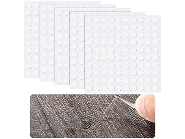 Double-Sided Adhesive Dots Acrylic Transparent Double Sided Adhesive Dots Diameter 20 mm Round Waterproof Double Sided Adhesive Pads Super Sticky No Trace 