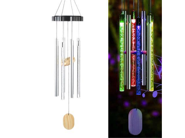 OSALADI 7EOB174038MOXXR5494 1PC Solar Butterfly Wind Chime Hanging LED Wind  Chimes for Porch