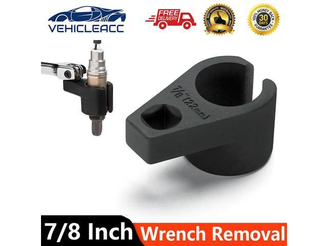 Universal 7/8-Inch and 22mm Offset Oxygen O2 Sensor Socket Wrench Removal Tool 