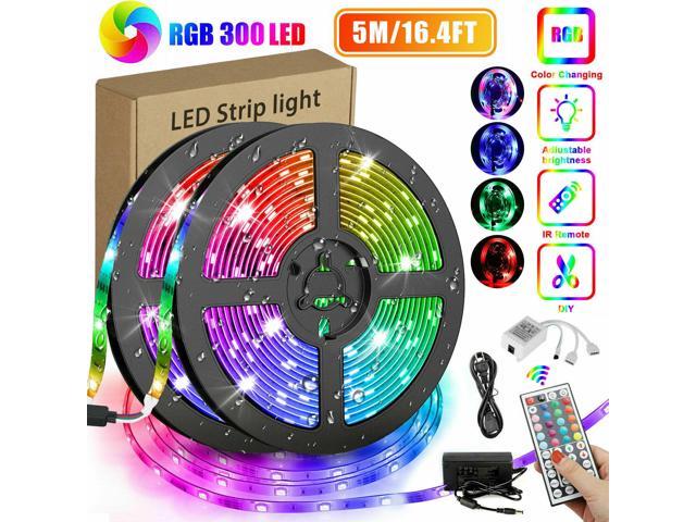 Led Strip Lights 5m RGB Led Room Lights 5050 Led Tape Lights Color Changing 