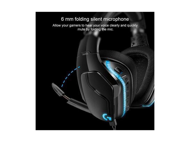 Logitech G633S Dolby 7.1 Surround Sound Stereo Colorful Lighting Noise  Reduction Competition Gaming Wired Headset