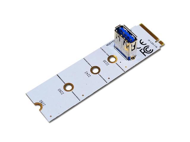 Bonega NGFF M.2 To USB 3.0 PCI-E Express 16x Riser Card Adapter VGA Expansion Card 
