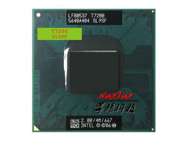Intel Core 2 Duo T7200 SL9SF 2.0 GHz Dual-Core Dual-Thread CPU ...