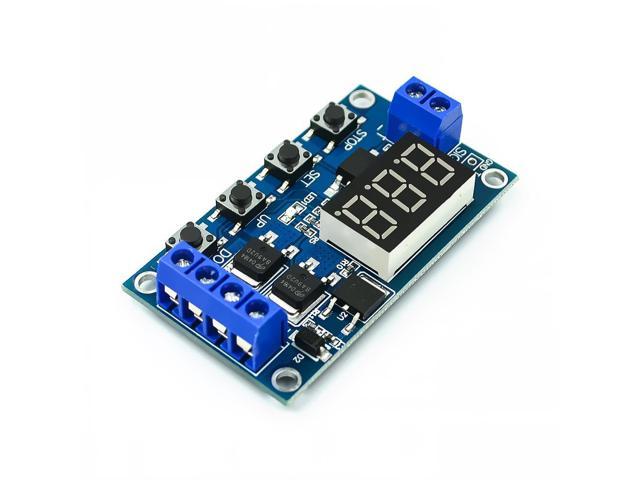 Trigger Cycle Timer Delay Switch Circuit Board MOS Tube Control Module DC 12-24V 