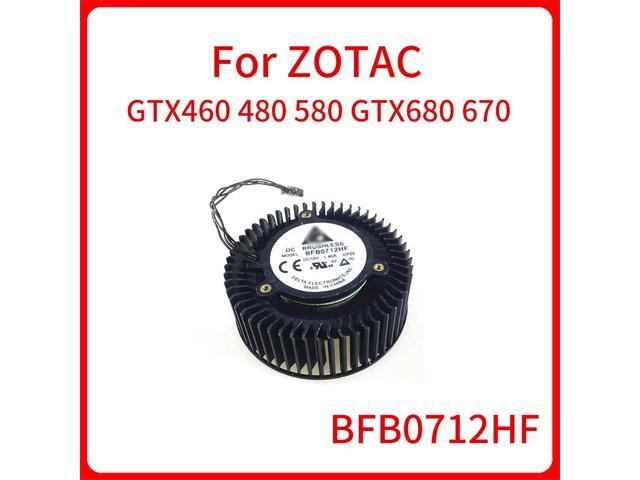 BFB0712HF 4Pin 65MM 37MM*37MM DC 12V 1.8A For ZOTAC GTX680 GTX670 ...