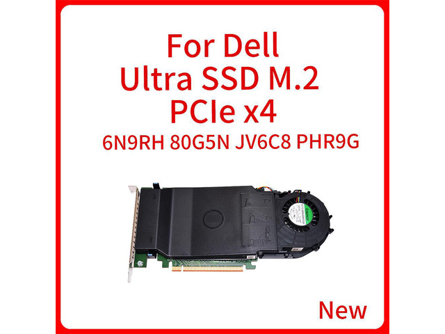 thumbnail image 2 of Dell Ultra SSD M.2 PCIe X4 Solid State Storage Adapter Card – 80G5N 6N9RH TX9JH (Used) 2 of 3