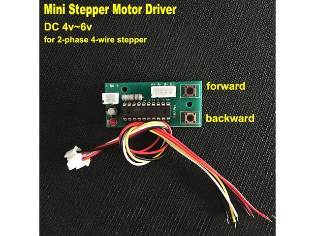 DC 5V 2-phase 4-wire Micro Stepper Motor Driver Mini Stepping Motor CW CCW Controller Module Board Forward Backward